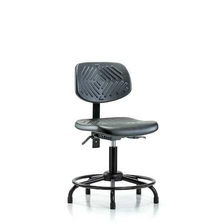 Desk Chair Desk Chair, Poly, RT Tilt Glides, No Arms, 17