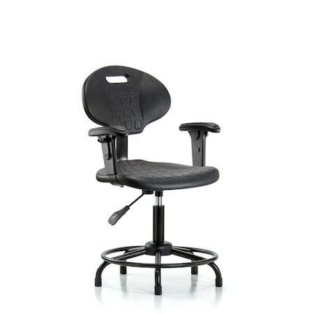 Desk Chair Erie Desk Chair, RT, AA, Glides, Adjustable Arms, 19-1/2