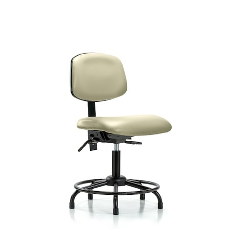 Desk Chair Desk Chair, Vinyl, Chrome AA Casters, Salsa, No Arms, 18