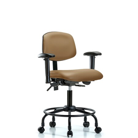 Desk Chair Desk Chair, Vinyl, Chr Tilt AA Glides, 8505, Adjustable Arms, 21