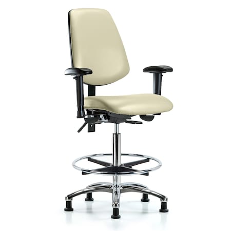 High Bench Chair Adjustable Arms, 26