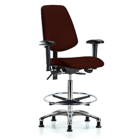 High Bench Chair Adjustable Arms, 26