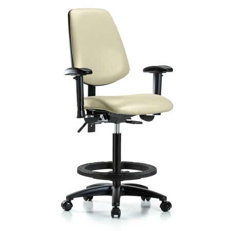 High Bench Chair Adjustable Arms, 26
