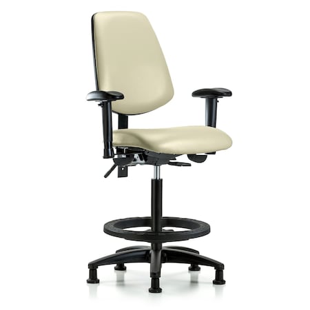 High Bench Chair Adjustable Arms, 26