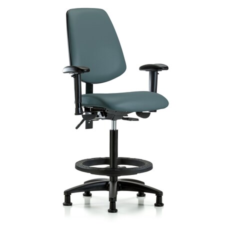 High Bench Chair Adjustable Arms, 26