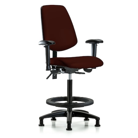 High Bench Chair Adjustable Arms, 26