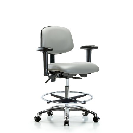 Medium Bench Chair Chair, Vin, Med Ben, CF Cast, Dov, Adjustable Arms, 22