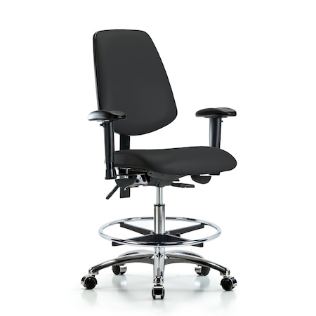 Medium Bench Chair Adjustable Arms, 22