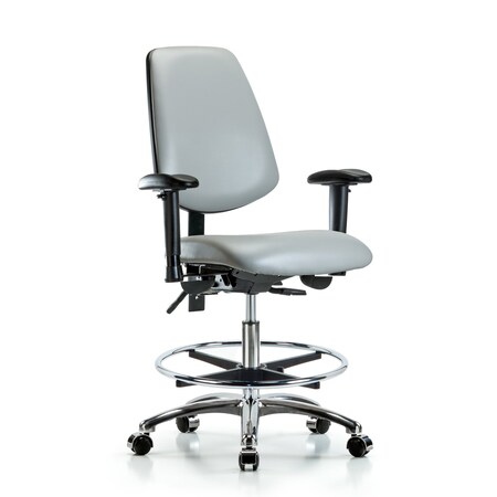 Medium Bench Chair Adjustable Arms, 22