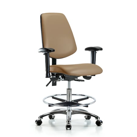 Medium Bench Chair Adjustable Arms, 22