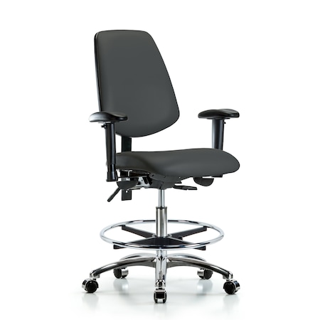 Medium Bench Chair Adjustable Arms, 22