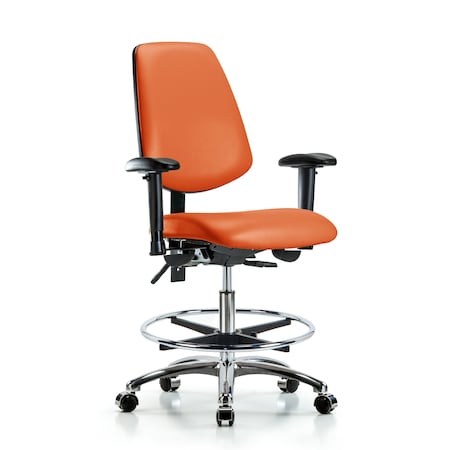 Medium Bench Chair Adjustable Arms, 22