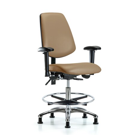 Medium Bench Chair Adjustable Arms, 22