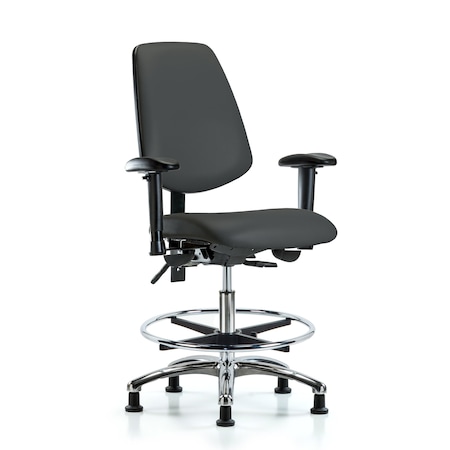 Medium Bench Chair Adjustable Arms, 22