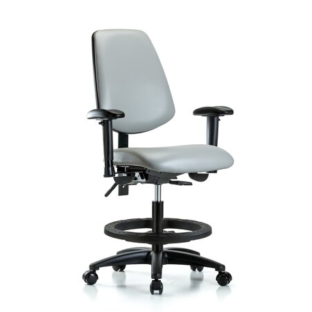 Medium Bench Chair Adjustable Arms, 22