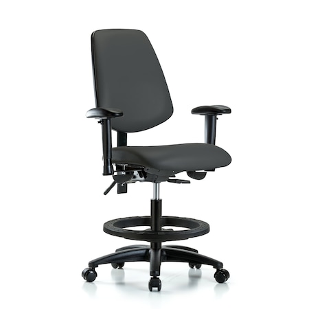 Medium Bench Chair Adjustable Arms, 22