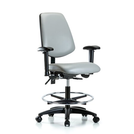 Medium Bench Chair Adjustable Arms, 22