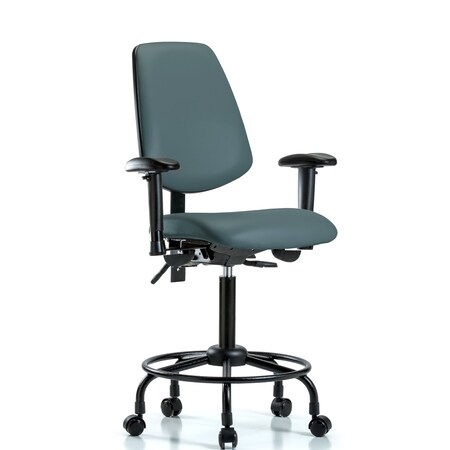 Medium Bench Chair Adjustable Arms, 23