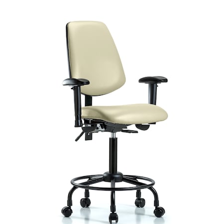 Medium Bench Chair Adjustable Arms, 23
