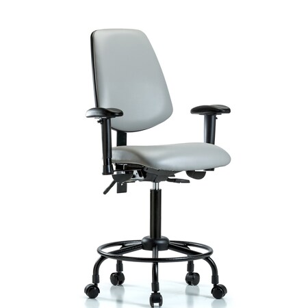 Medium Bench Chair Adjustable Arms, 23