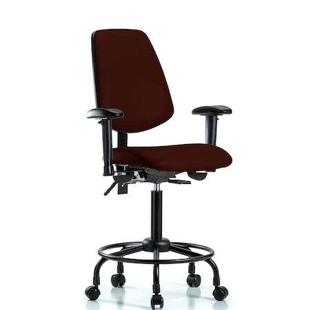 Medium Bench Chair Adjustable Arms, 23