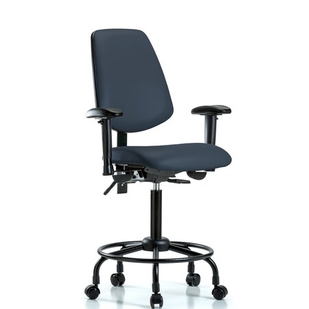 Medium Bench Chair Adjustable Arms, 23