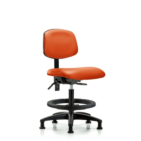 Medium Bench Chair Chair, Vin, Med Ben, Tilt BF Glides, Orange, No Arms, 22