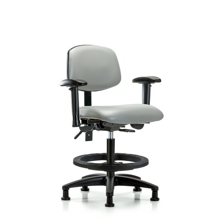 Medium Bench Chair Chair, Vin, Med Ben, Tilt AA BF Glides, Dov, Adjustable Arms, 22