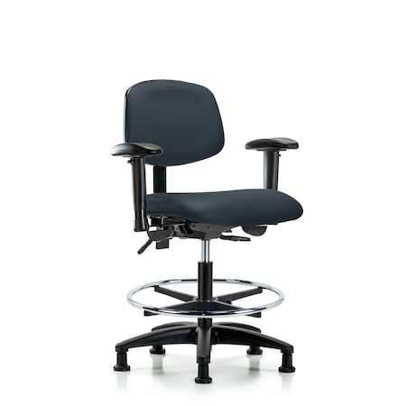 Medium Bench Chair Chair, Vin, Med Ben, Tilt AA CF Gld, Taupe, Adjustable Arms, 22