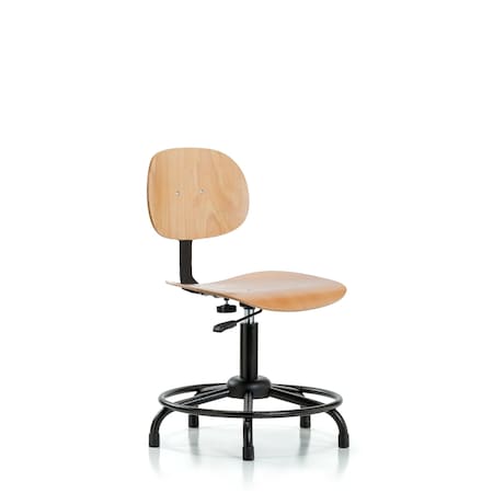 Desk Chair, Wood, RT Glides MPN:BR-WDHCH-RT-RG