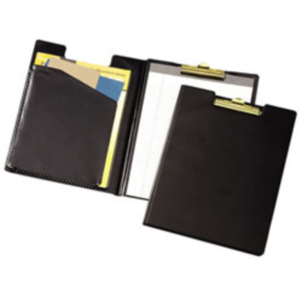 Cardinal Business Basics Clip Folder, 12 3/8in x 9 1/2in, Black (Min Order Qty 5) MPN:008096