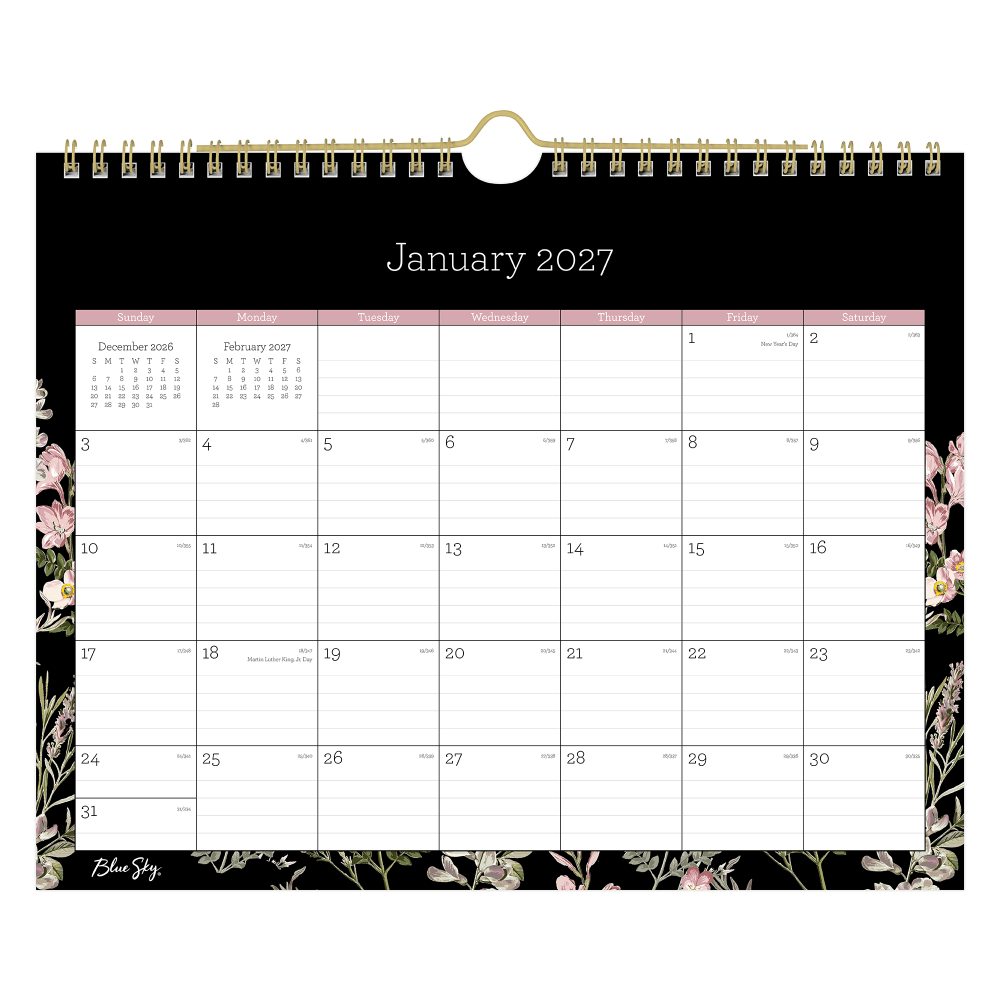 2027 Blue Sky Nevaeh Monthly Wall Calendar, 11x8.75, 0%, Nevaeh, Jan-Dec, RY27 MPN:139941-27