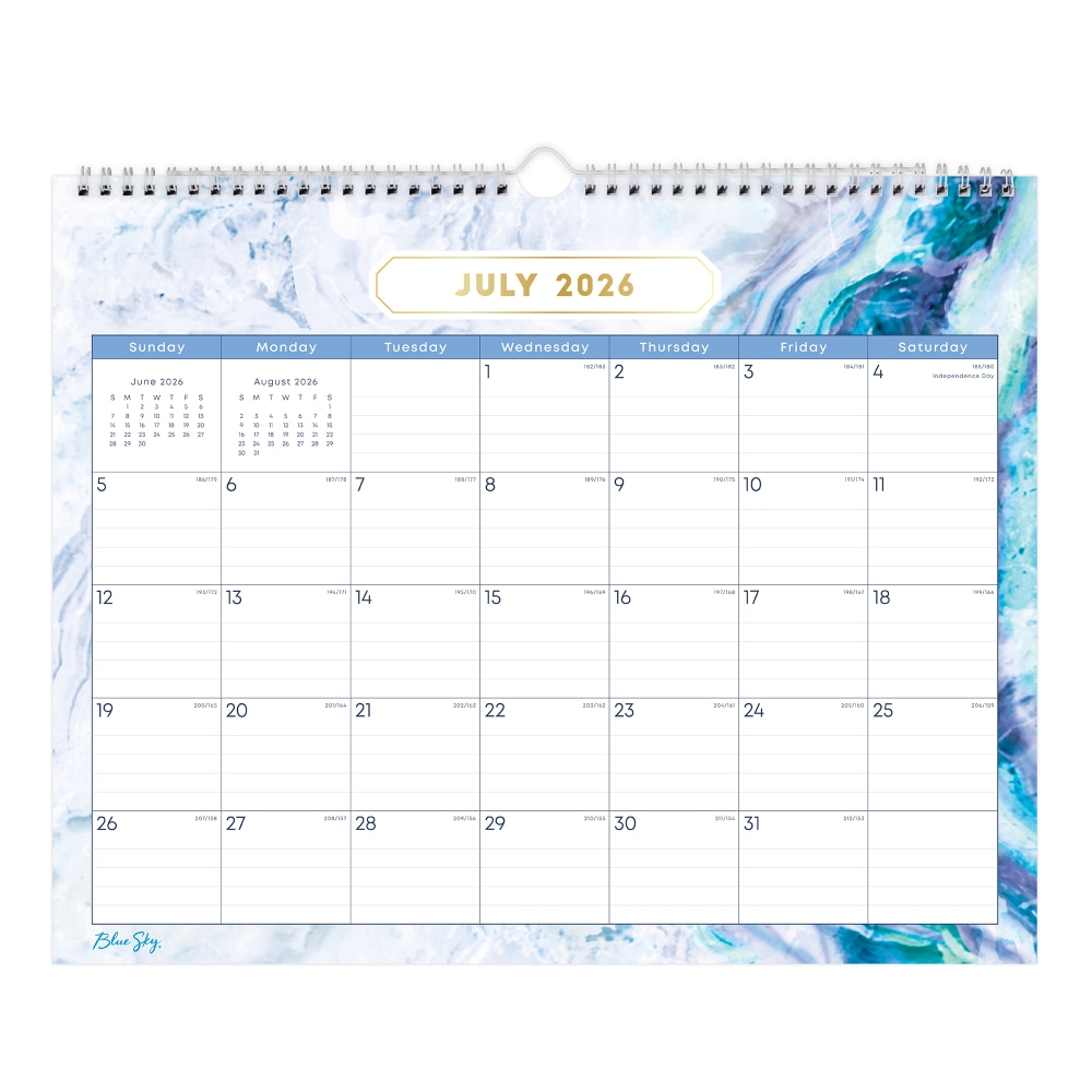 Wall Calendar BS Gemma - 15x12 AY26-27 Monthly Safety Wirebound - MPN:147010-A27