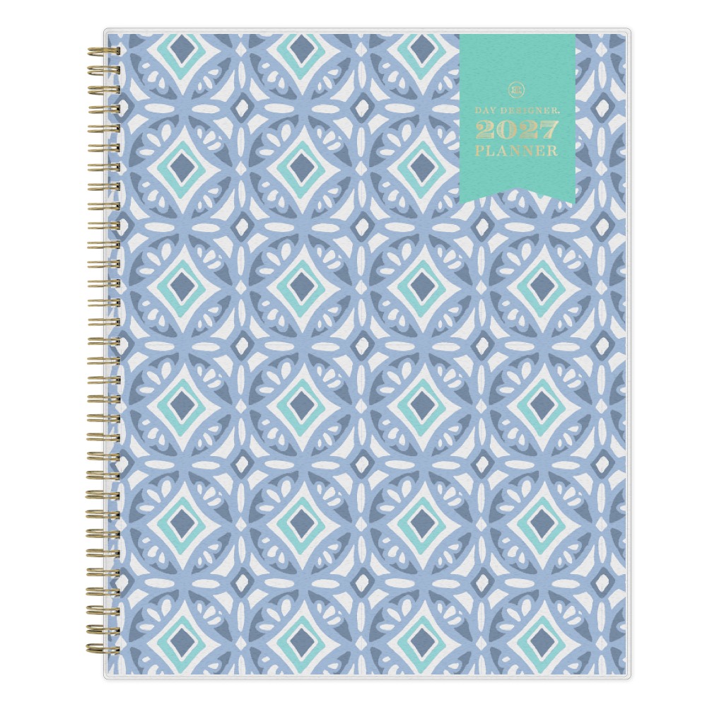 2027 Blue Sky Tile Weekly/Monthly Planning Calendar, 8.5x11, 0%, Frosted PP, Jan-Dec, RY27 MPN:101411-27
