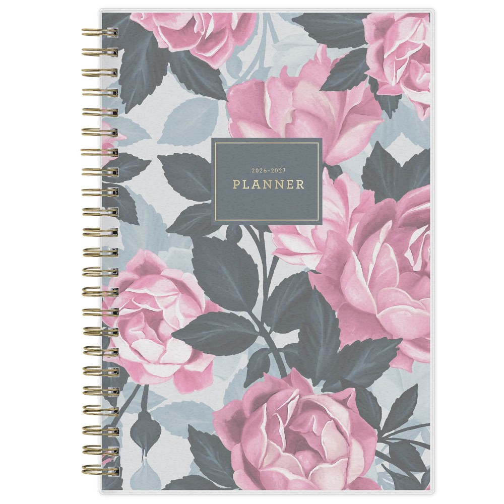 Planning Calendar BS Roosevelt Pink Frosted PP 5x8 AY26-27 MPN:128692-A27