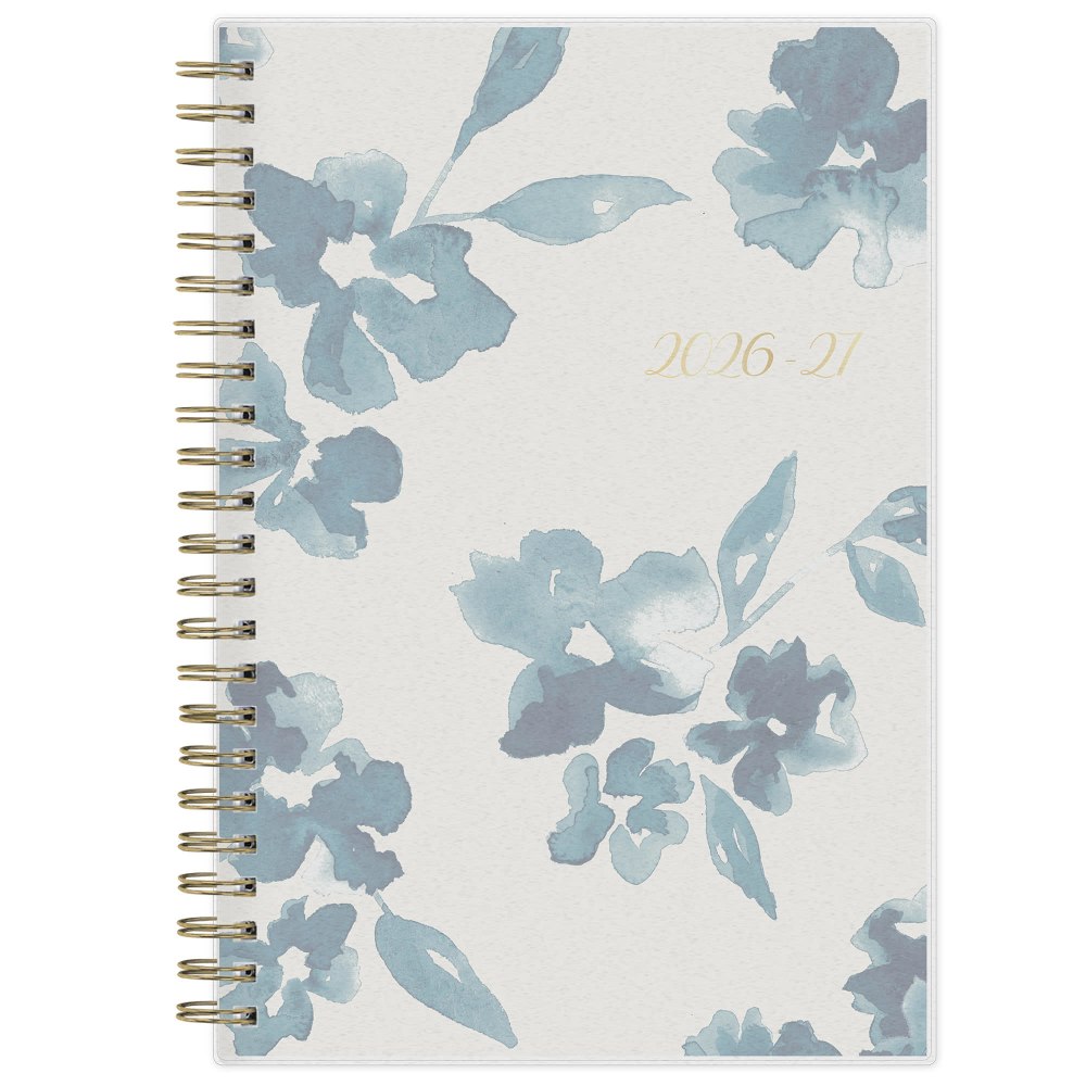Planning Calendar BS Bakah Blue Frosted PP 5x8 AY26-27 MPN:131969-A27