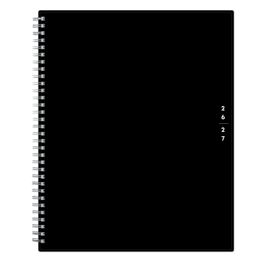 Teacher Lesson Planner BS Solid Black PP 8.5x11 AY26-27 W/M MPN:134433-A27