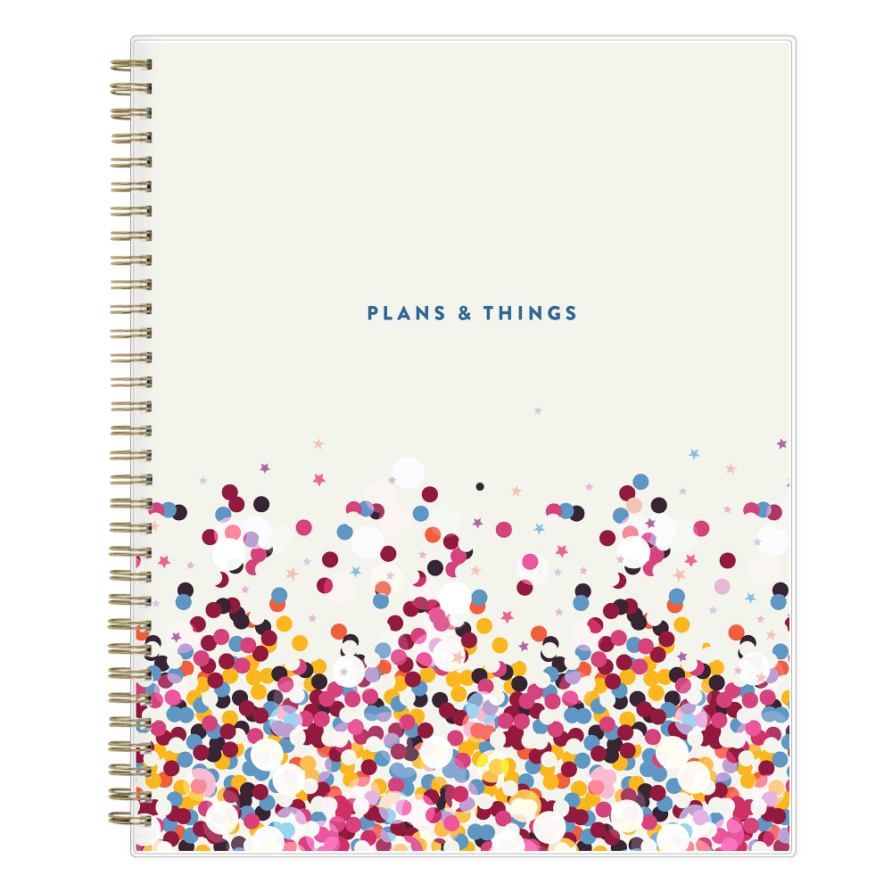 Student Planner BS Star Confetti Clear 8.5x11 AY26-27 MPN:136609-A27
