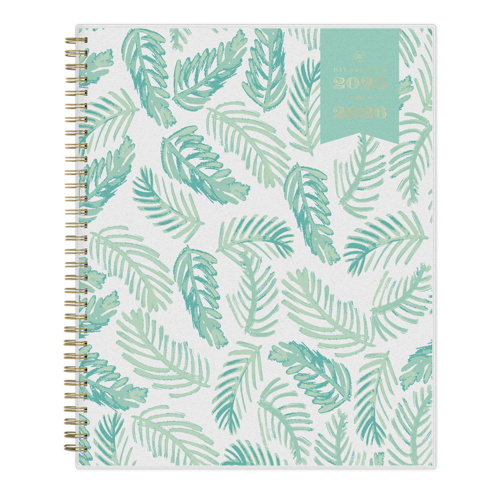2025-2026 Day Designer Palms Frosted Weekly/Monthly Academic Planning Calendar, 8-1/2in x 11in, July 2025 to June 2026, 137891 MPN:137891-A26