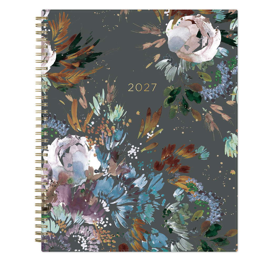 2027 Blue Sky Midnight Garden Weekly/Monthly Planning Calendar, 8.5x11, 0%, PP, Jan-Dec, RY27 MPN:140944-27