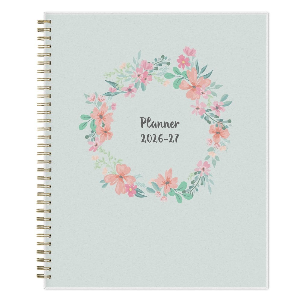Planning Calendar BS Laurel Frosted PP 8.5x11 AY26-27 W/M MPN:153317-A27