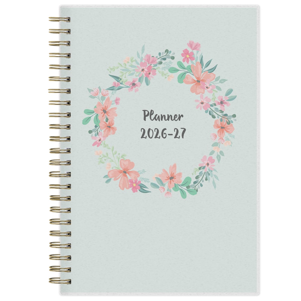Planning Calendar BS Laurel Frosted PP 5x8 AY26-27 MPN:153318-A27