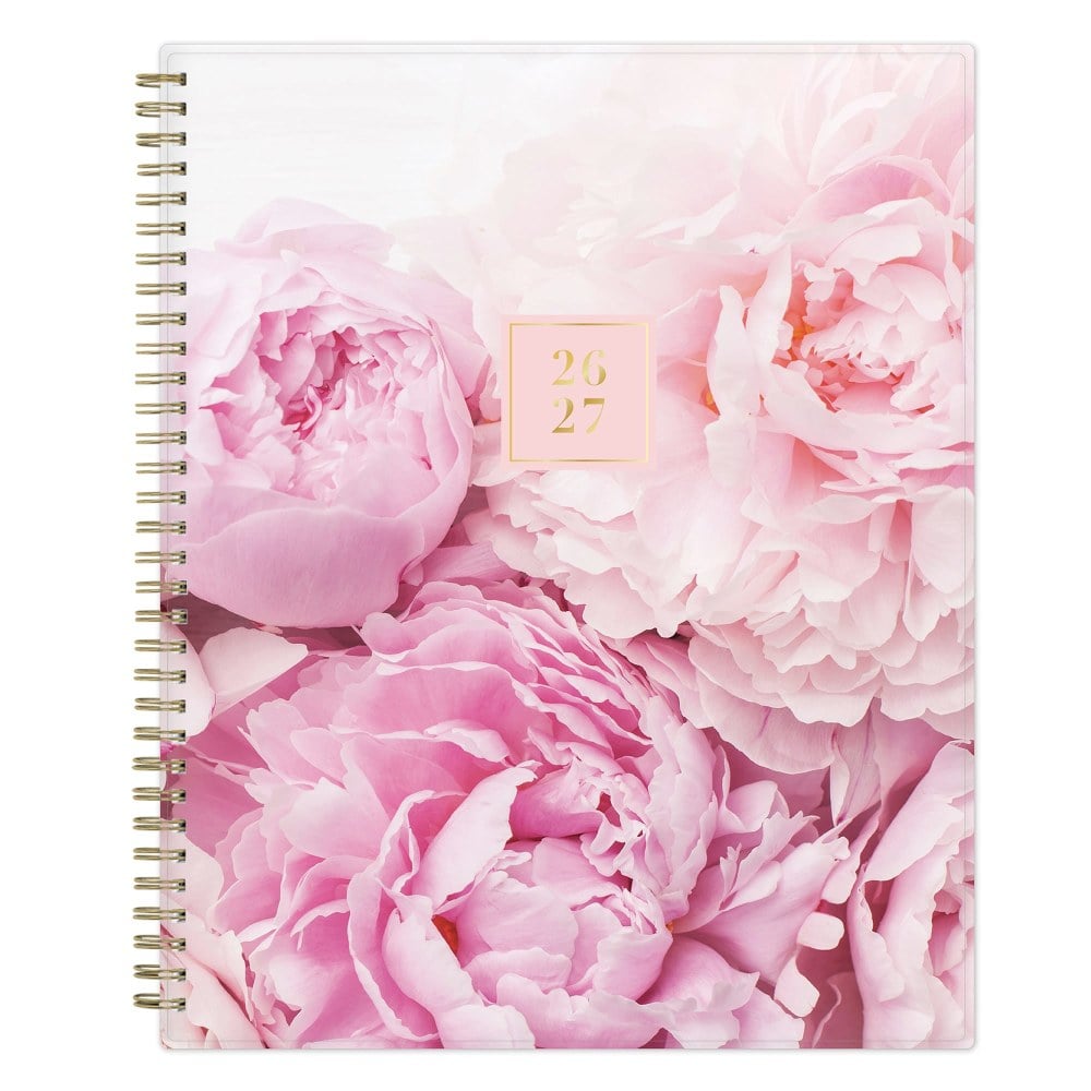 Planning Calendar RP Peony PP 8.5x11 AY26-27 Weekly/Monthly MPN:154818-A27