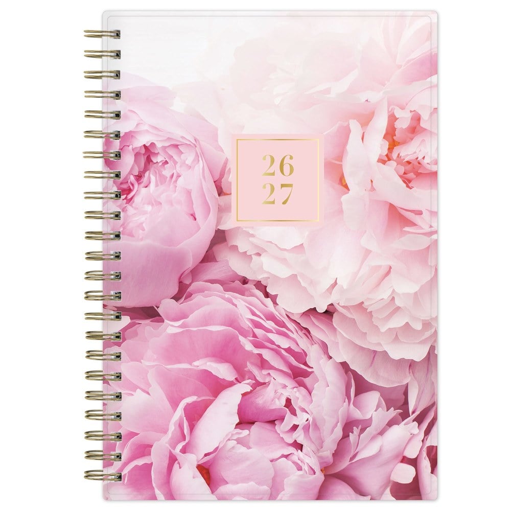 Planning Calendar RP Peony PP 5x8 AY26-27 Weekly/Monthly MPN:154819-A27