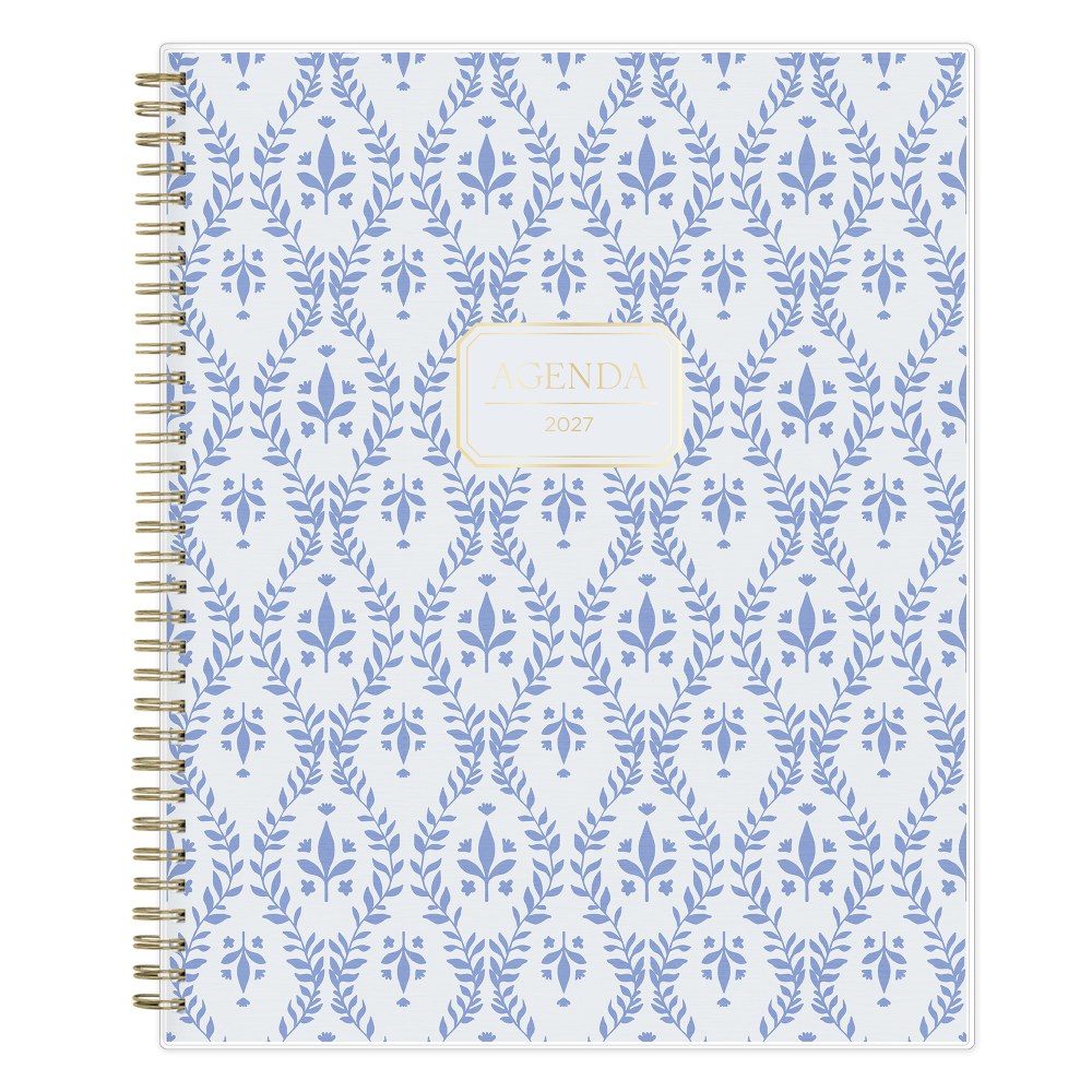 2027 Blue Sky Baritza Smooth Frosted Weekly/Monthly Planning Calendar, 8.5x11, Safety Wirebound Safety, 158964 MPN:158964