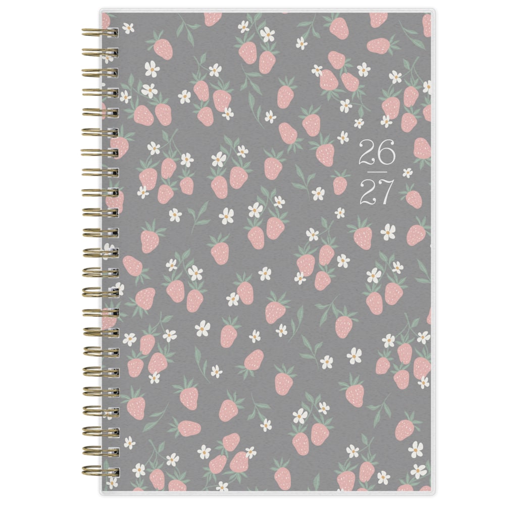 2027 Blue Sky Merrie Dark Weekly/Monthly (18-Month) Planning Calendar, 5x8, 0%, Frosted PP, Jan-Dec, RY27 MPN:159006