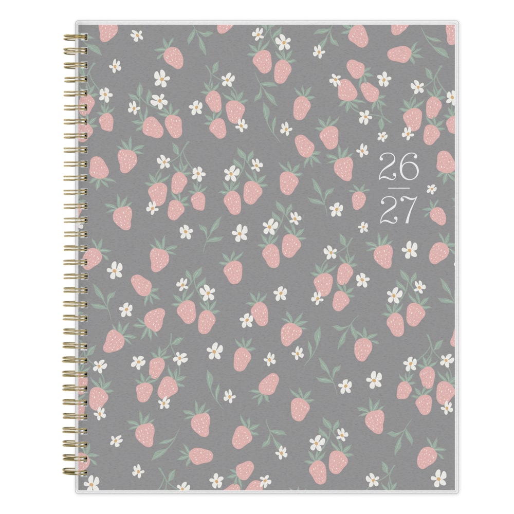 2027 Blue Sky Merrie Dark Weekly/Monthly (18-Month) Planning Calendar, 8.5x11, 0%, Frosted PP, Jan-Dec, RY27 MPN:159007