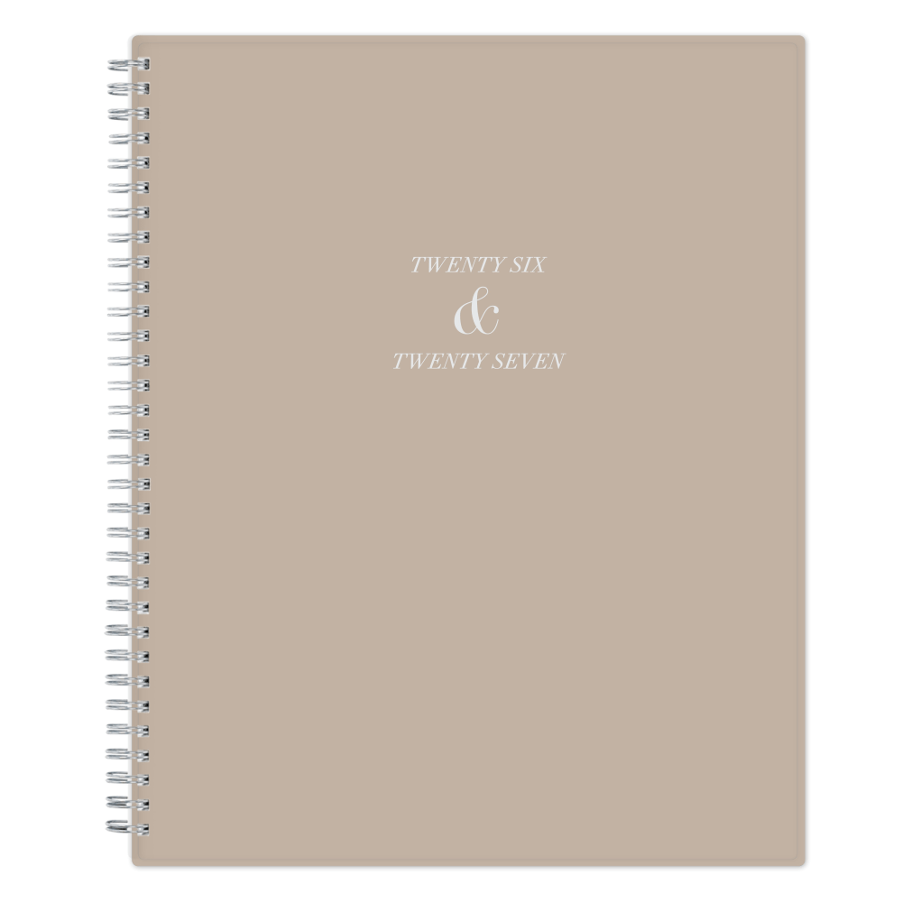 2027 Blue Sky Oat Weekly/Monthly (18-Month) Planning Calendar, 8.5x11, 0%, PP, Jan-Dec, RY27 MPN:159008