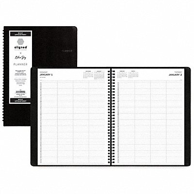 Planner 8 x 11 Black Daily MPN:BLS123844