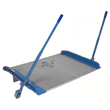 Aluminm Dock Board w/Steel Curb, EZRoll MPN:AC6072-EZ